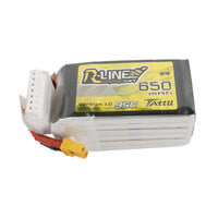 Tattu - 650mAh 22.2V 95C 6S1P Mini Quad FPV Battery with XT30 Plug