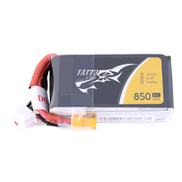 Tattu - 850mAh 11.1V 45C 3S1P Mini Quad FPV Battery with XT-30 Plug