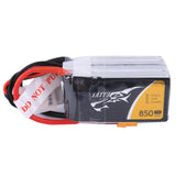 Tattu - 850mAh 14.8V 75C 4S1P Mini Quad FPV Battery with XT-60 Plug