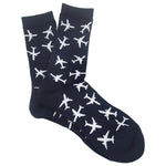 Twin Jet Pattern Premium Crew Socks