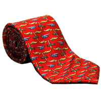 Aero Phoenix - Silk Twill Airplane Tie