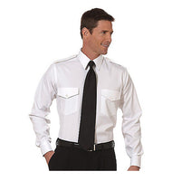 Van Heusen - Mens Commander Pilot Shirt, Long Sleeve