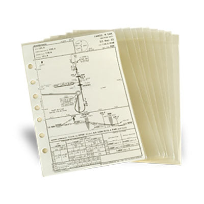 Jeppesen - Approach Chart Protector (Set of 10)| 10001459 AM6211