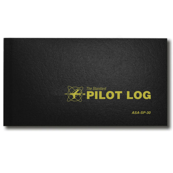 ASA - Standard Pilot Hardcover Logbook - Black