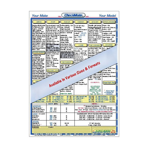 CheckMate - 172m / 180 HP / Fixed Pitch Prop Checklist