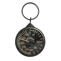 Trintec - 2'' Vintage Airspeed Round Keychain | KCRV61