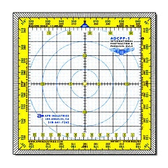 APR Deluxe Int'l Protractor & Parallel Rule Plotter | ADCPP-