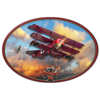 Vintage Signs - 3-D Fokker Tri-Plane in x in | LG746