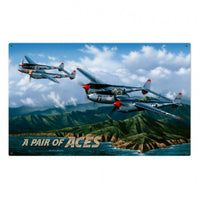 Vintage Signs - Pair Of Aces 36in x 24in | STK032