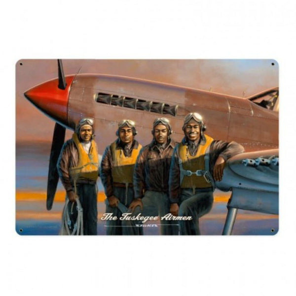 Vintage Signs - Tuskegee Airmen 12in x 18in | STK102