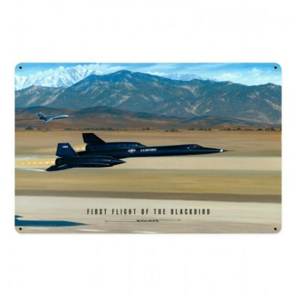 Vintage Signs - Flight Of The Blackbird 12in x 18in | STK103