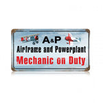 Vintage Signs - Air Frame Power Plant (Color) Sign | V220