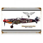 Vintage Signs - Bf-109 Messerschmitt 18in x 12in | V350