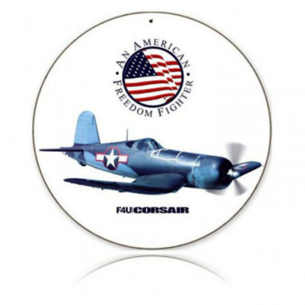 Vintage Signs - F4U Corsair 14in x 14in | V439