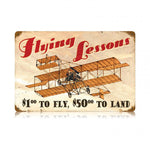 Vintage Signs - Flying Lessons Sign | V464