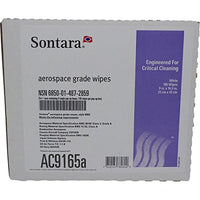 Sontara® Aircraft Grade Wipes single box front view in old design - P/N AC9165, reliable wipes for aircraft cleaning