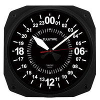 Trintec - 10'' ZULUTIME™ 24-Hour Instrument Style Clock | 24-HR-10